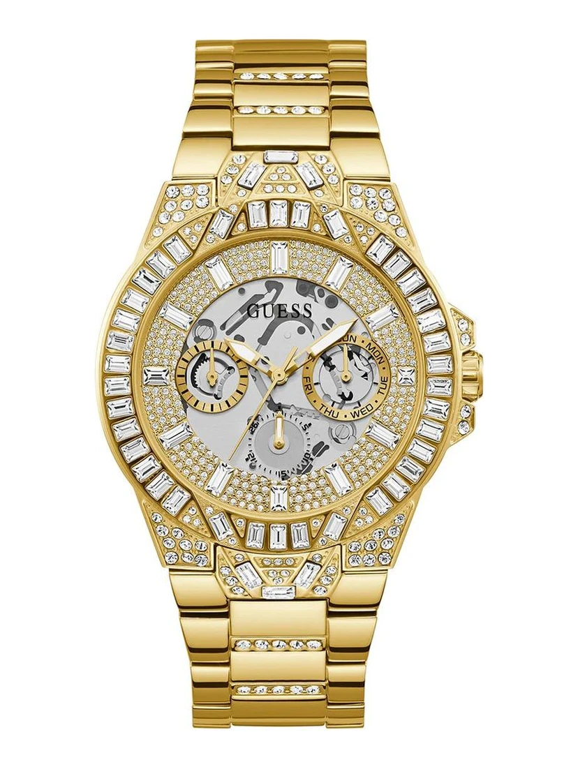 Gold Stainless Steel Dress Watch