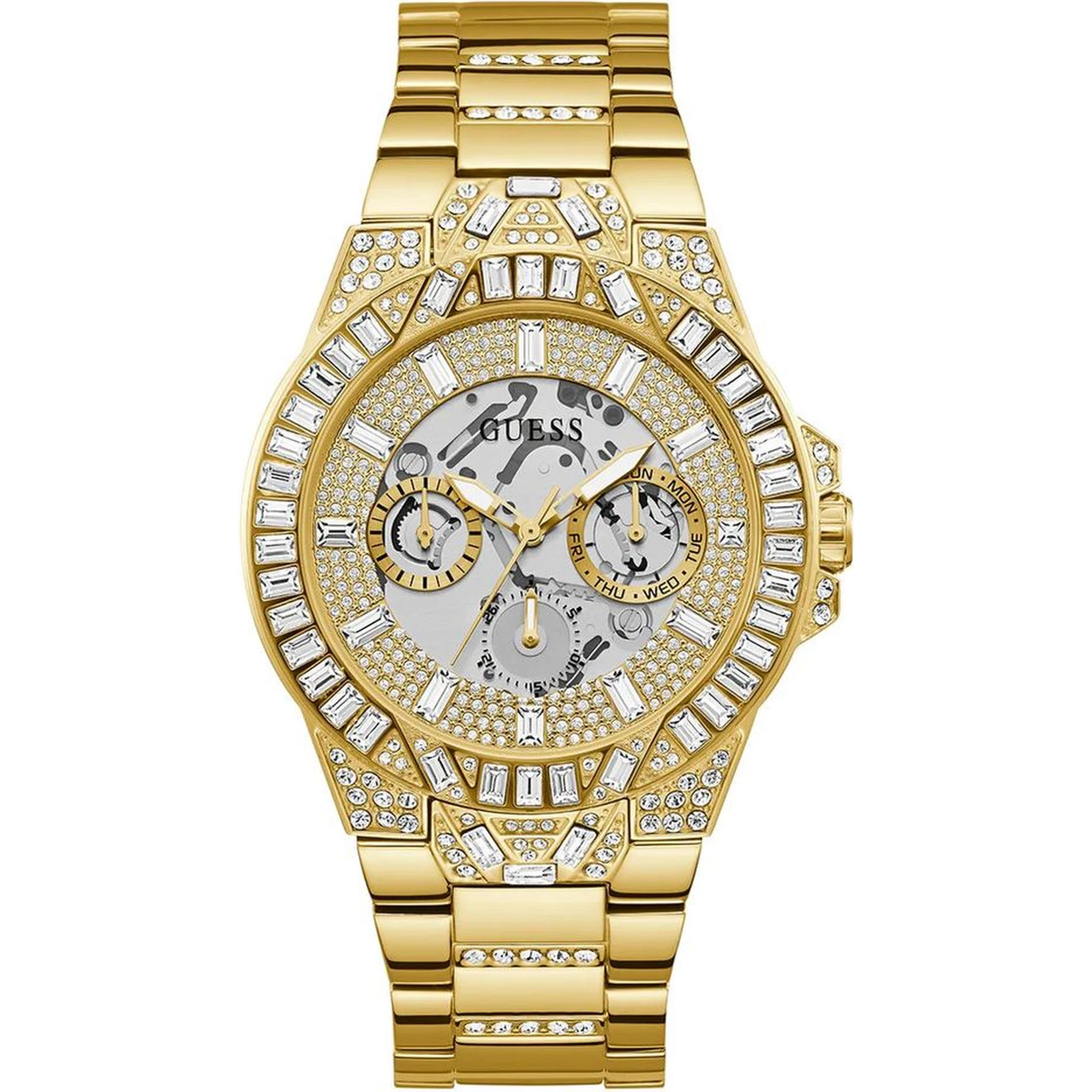 Gold Stainless Steel Dress Watch