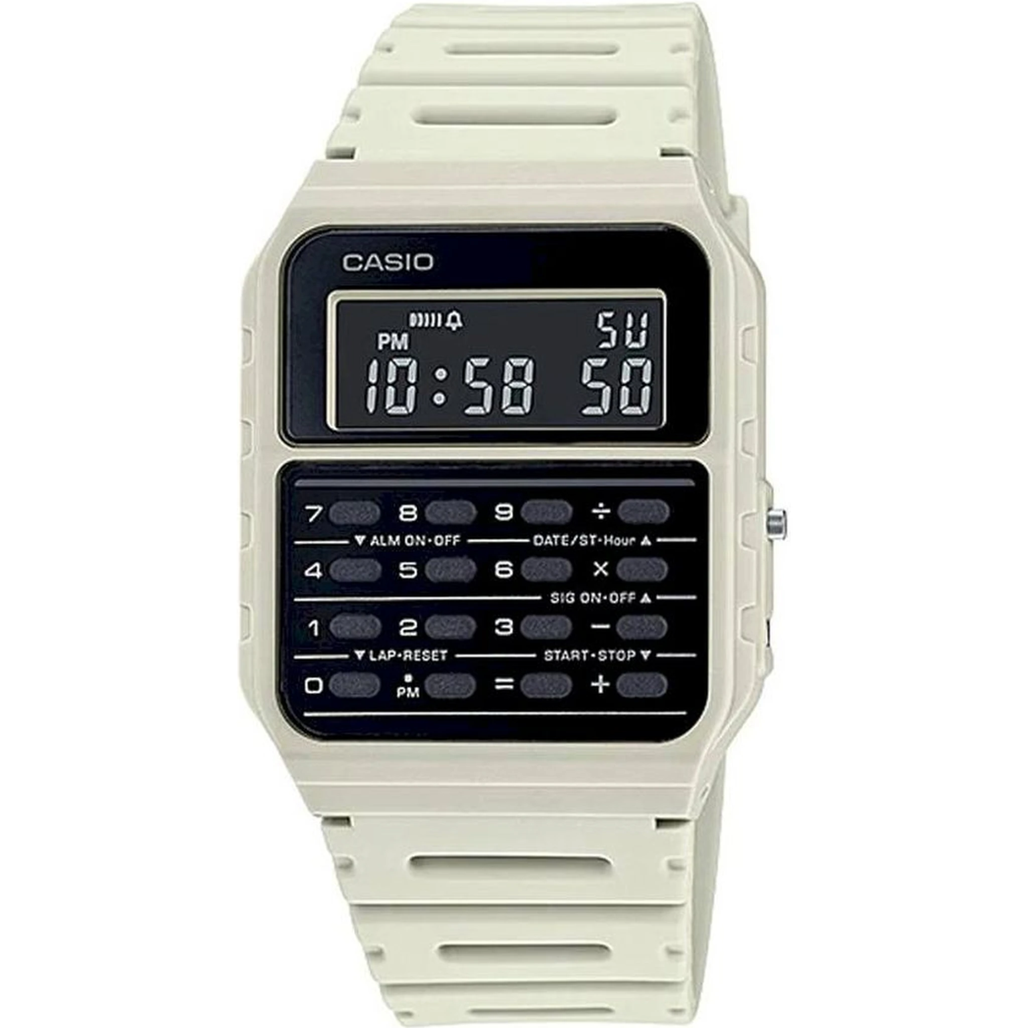 White Resin Digital Watch