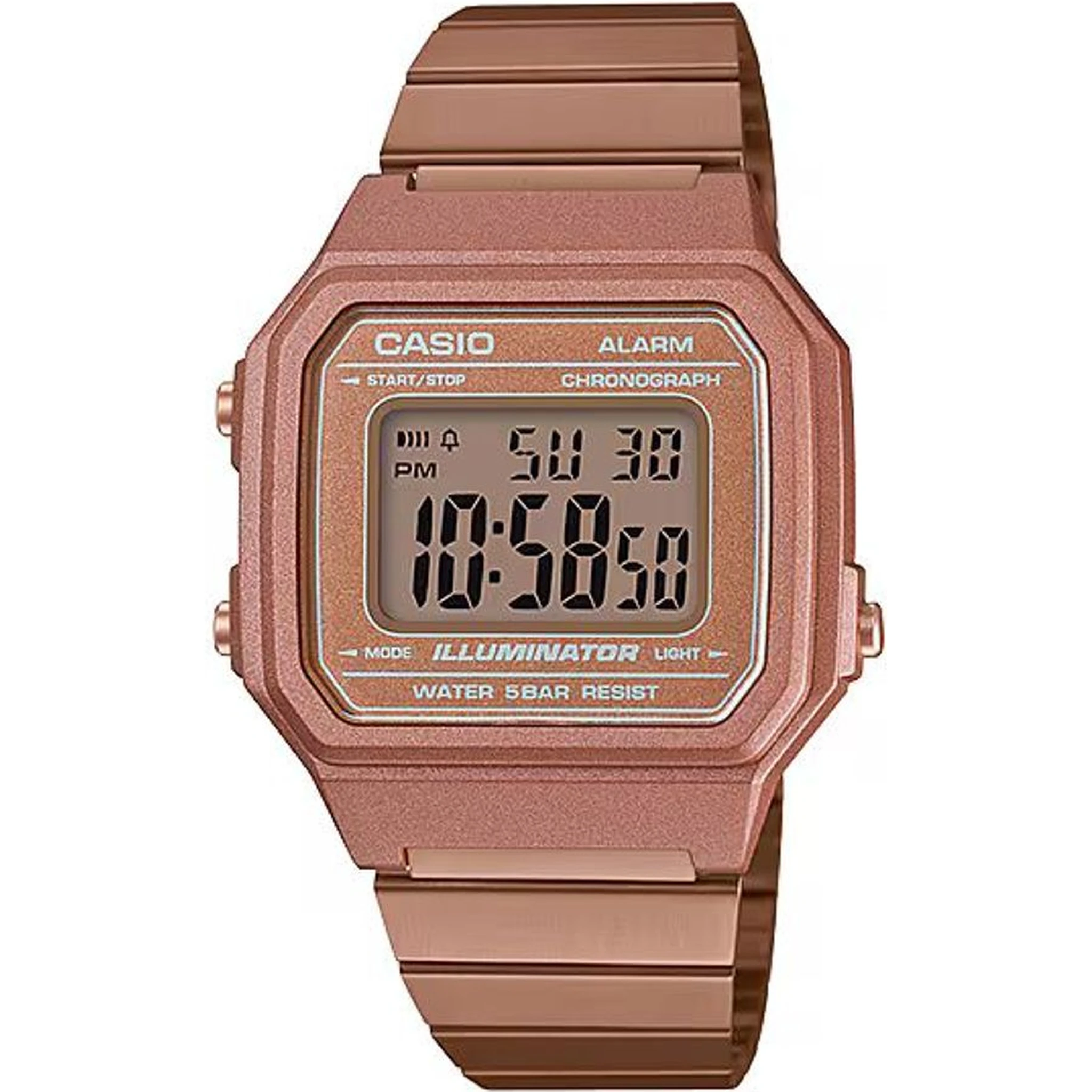 Multicolor Stainless Steel Digital Watch