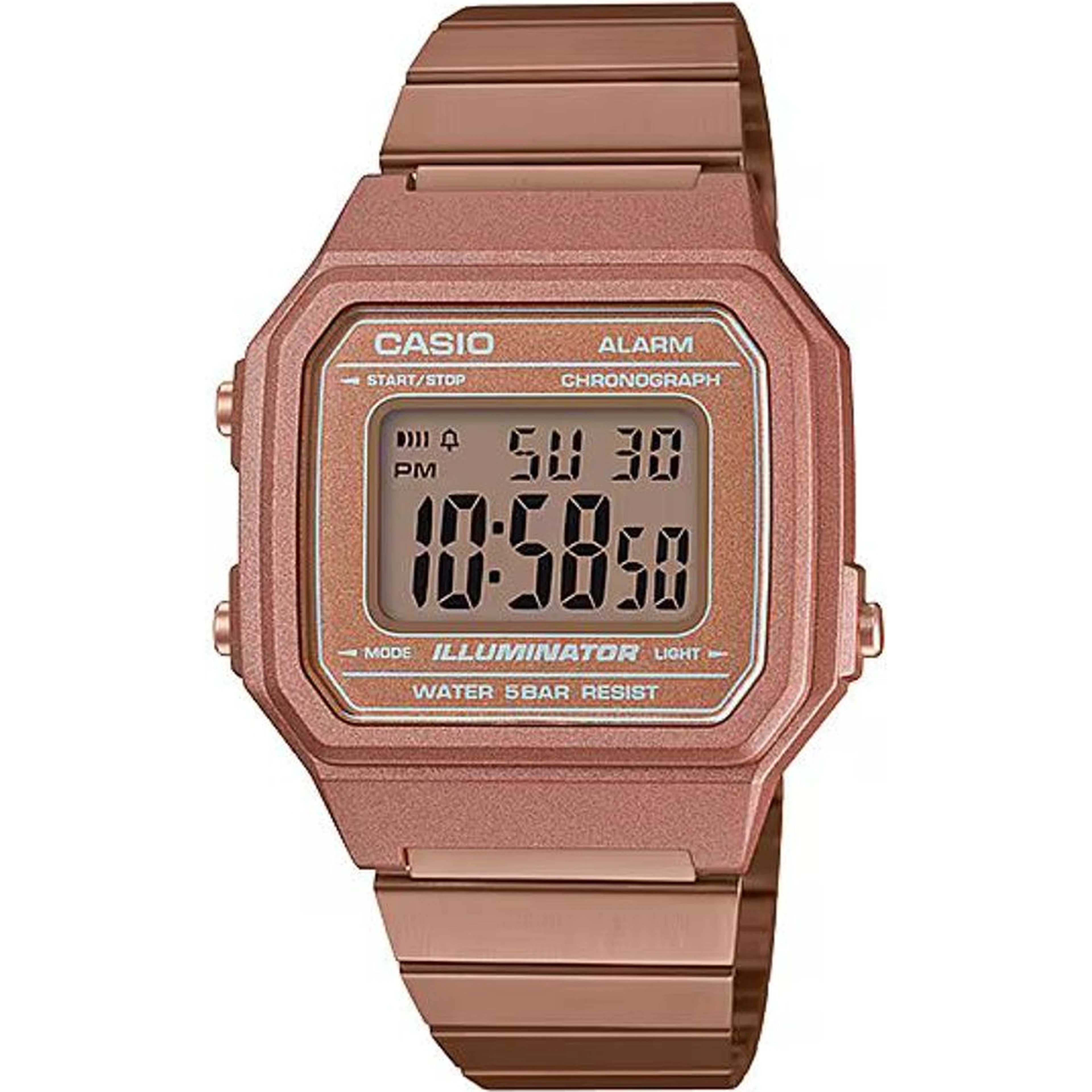 Multicolor Stainless Steel Digital Watch