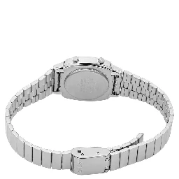 Silver Stainless Steel Digital Watch