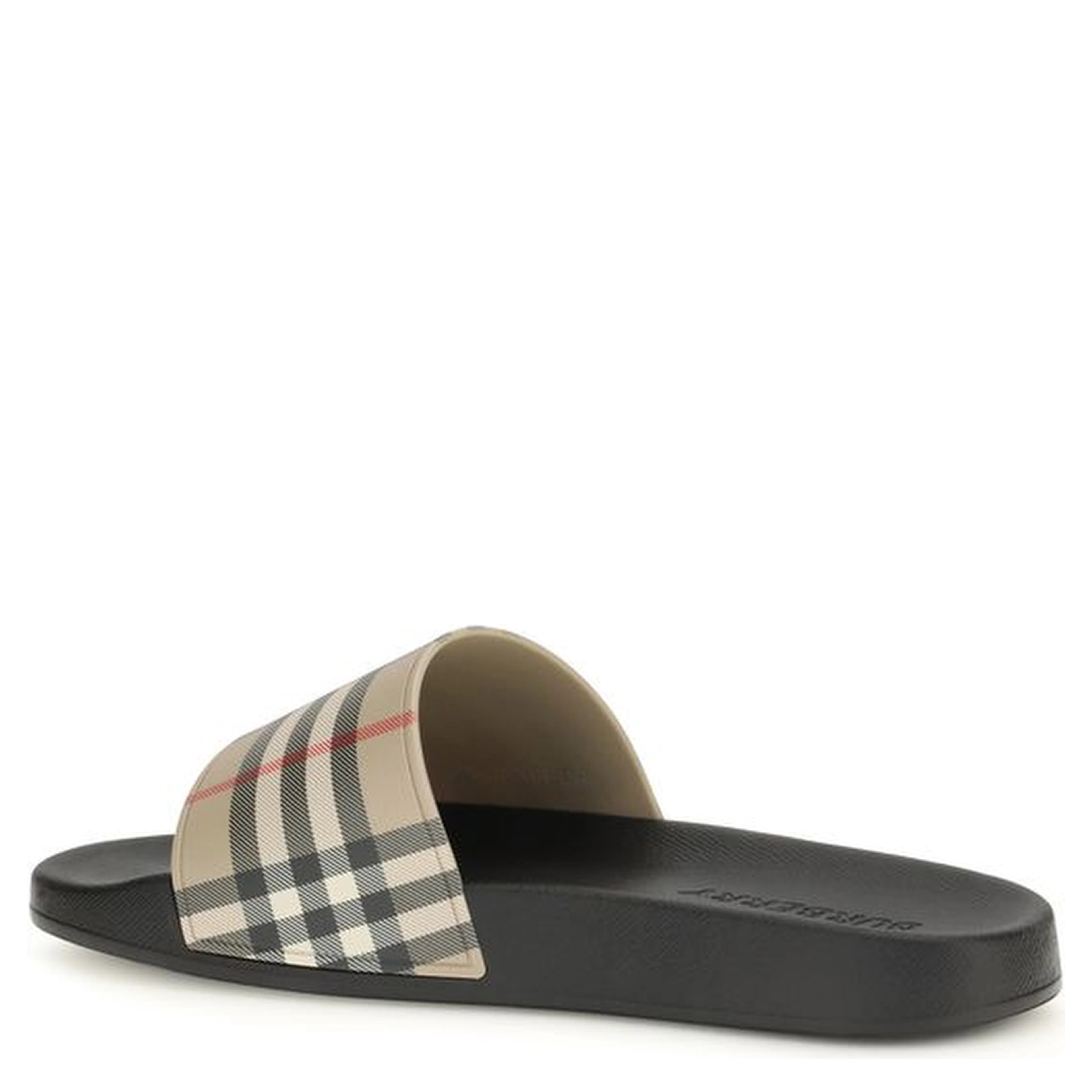 Black Rubber Slides