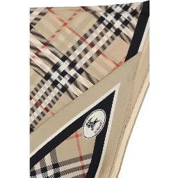Beige Silk Scarf