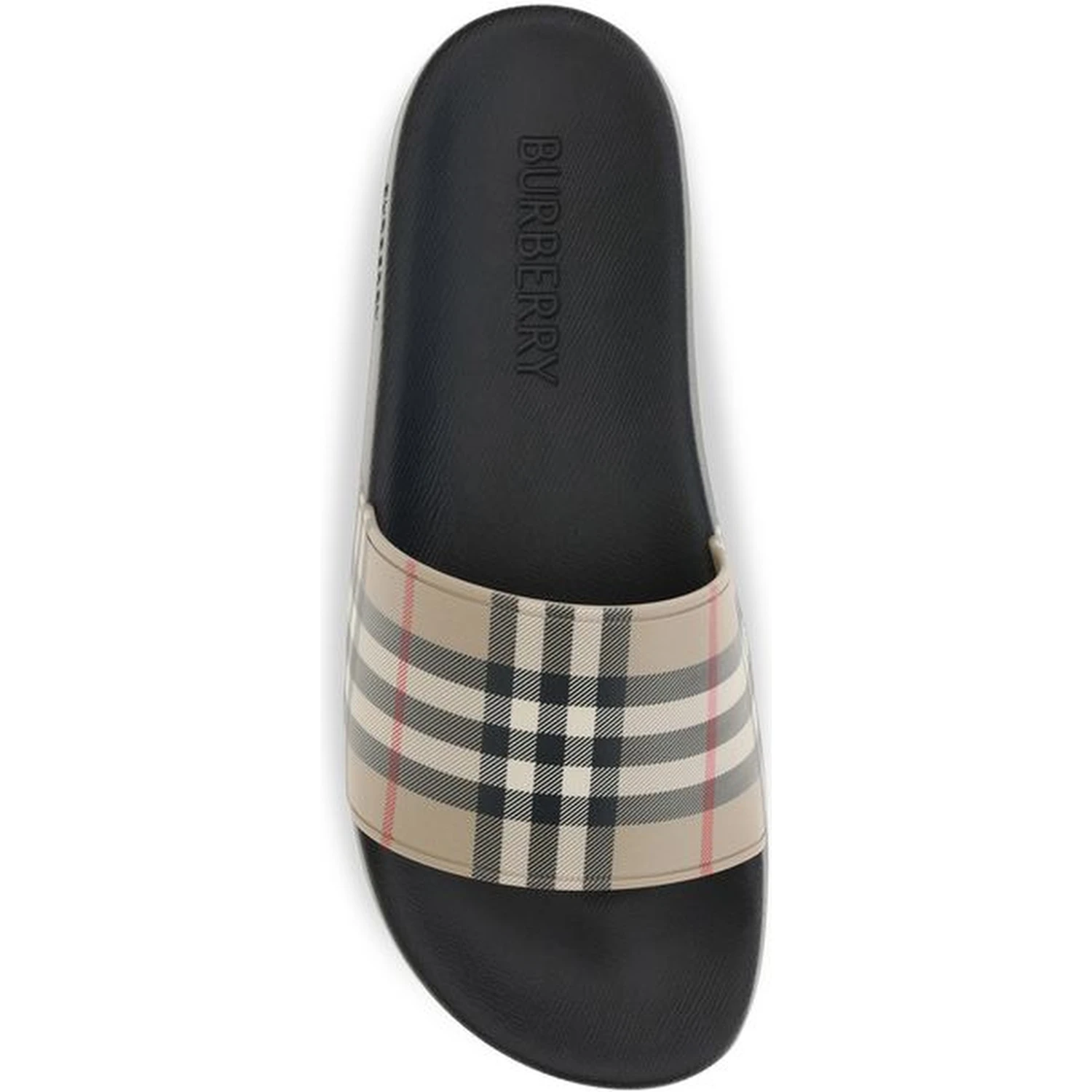 Black Rubber Slides