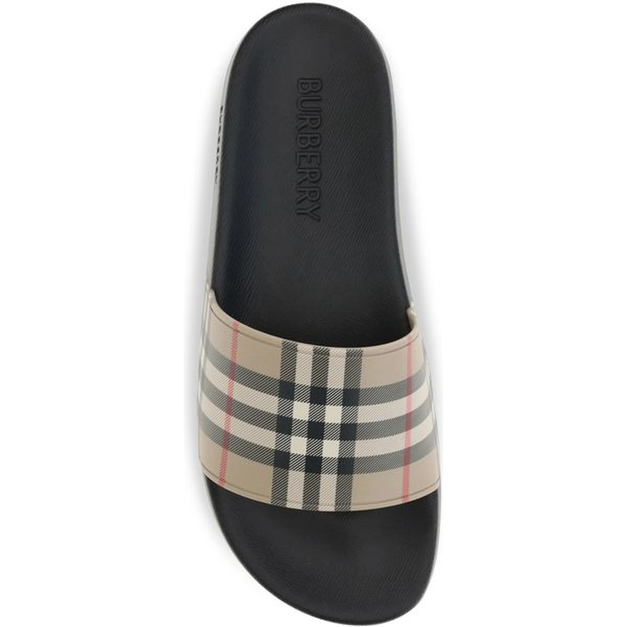 Black Rubber Slides