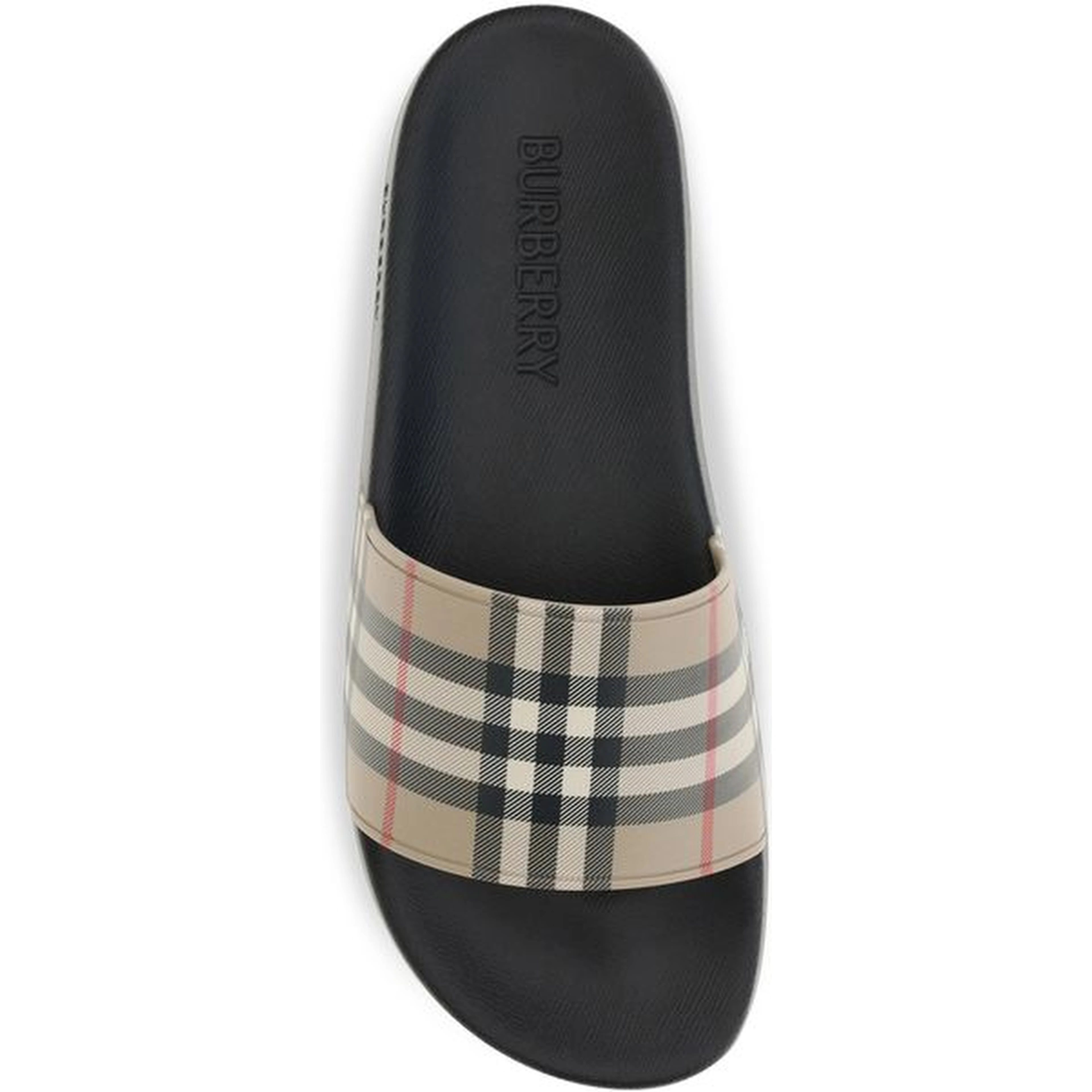 Black Rubber Slides