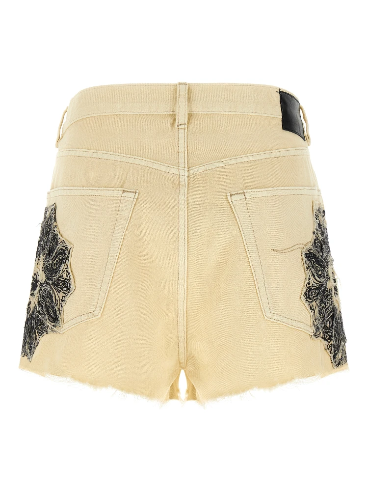 Beige Cotton Bermuda Shorts alternative