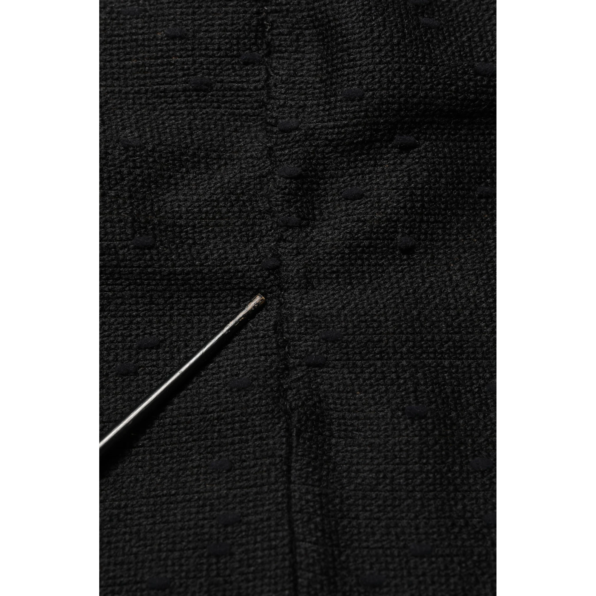 Black High Waist Pencil Cut Knee Length Skirt