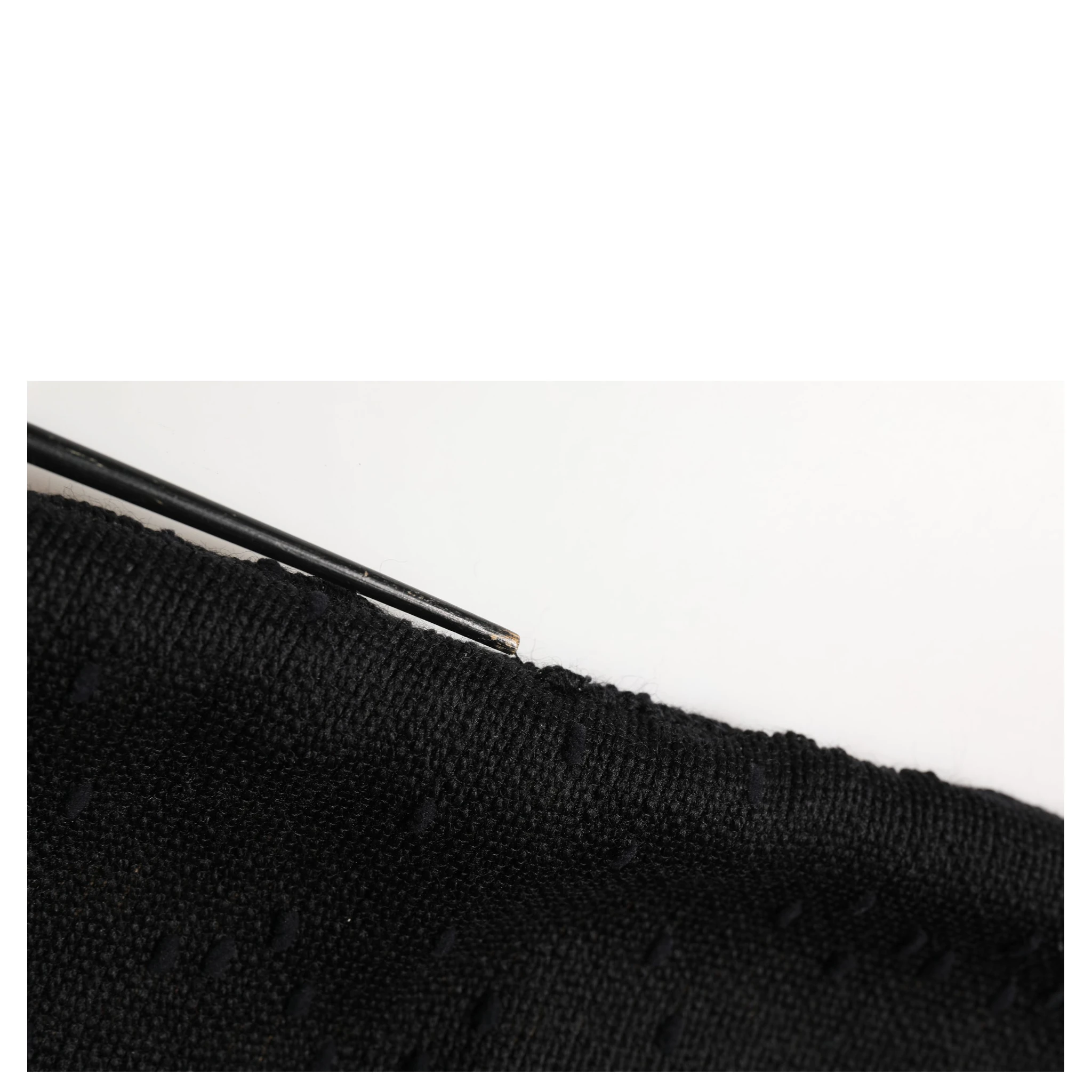Black High Waist Pencil Cut Knee Length Skirt