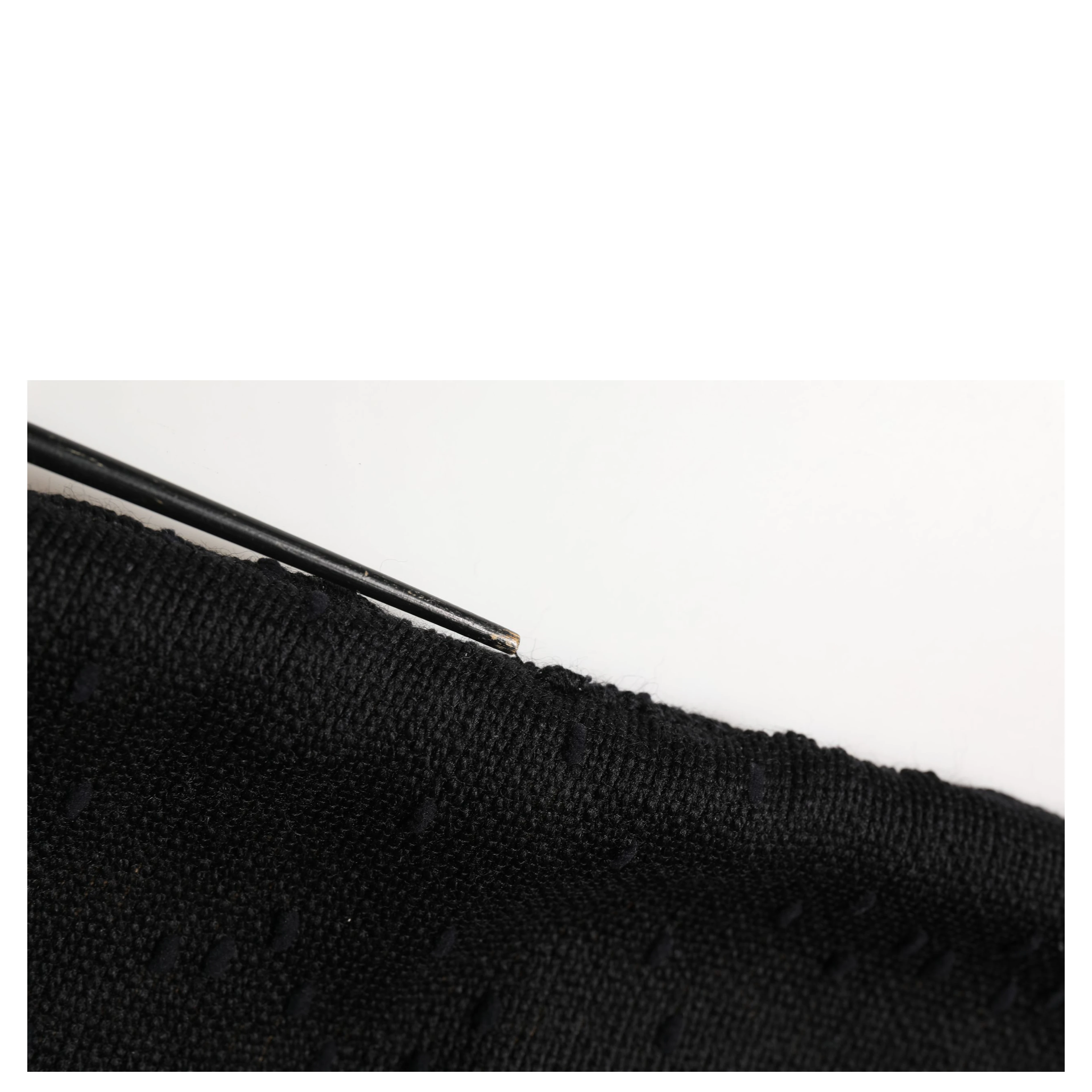 Black High Waist Pencil Cut Knee Length Skirt
