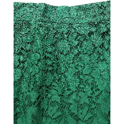 Green Lace High Waist Mermaid Midi Skirt