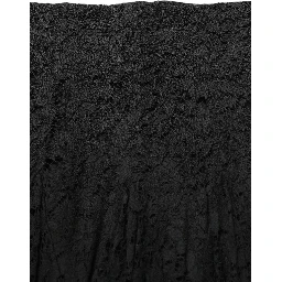 Black Floral Cut Out Lace A-line Mini Skirt