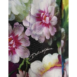 Multicolor Floral High Waist Wide Leg Pants