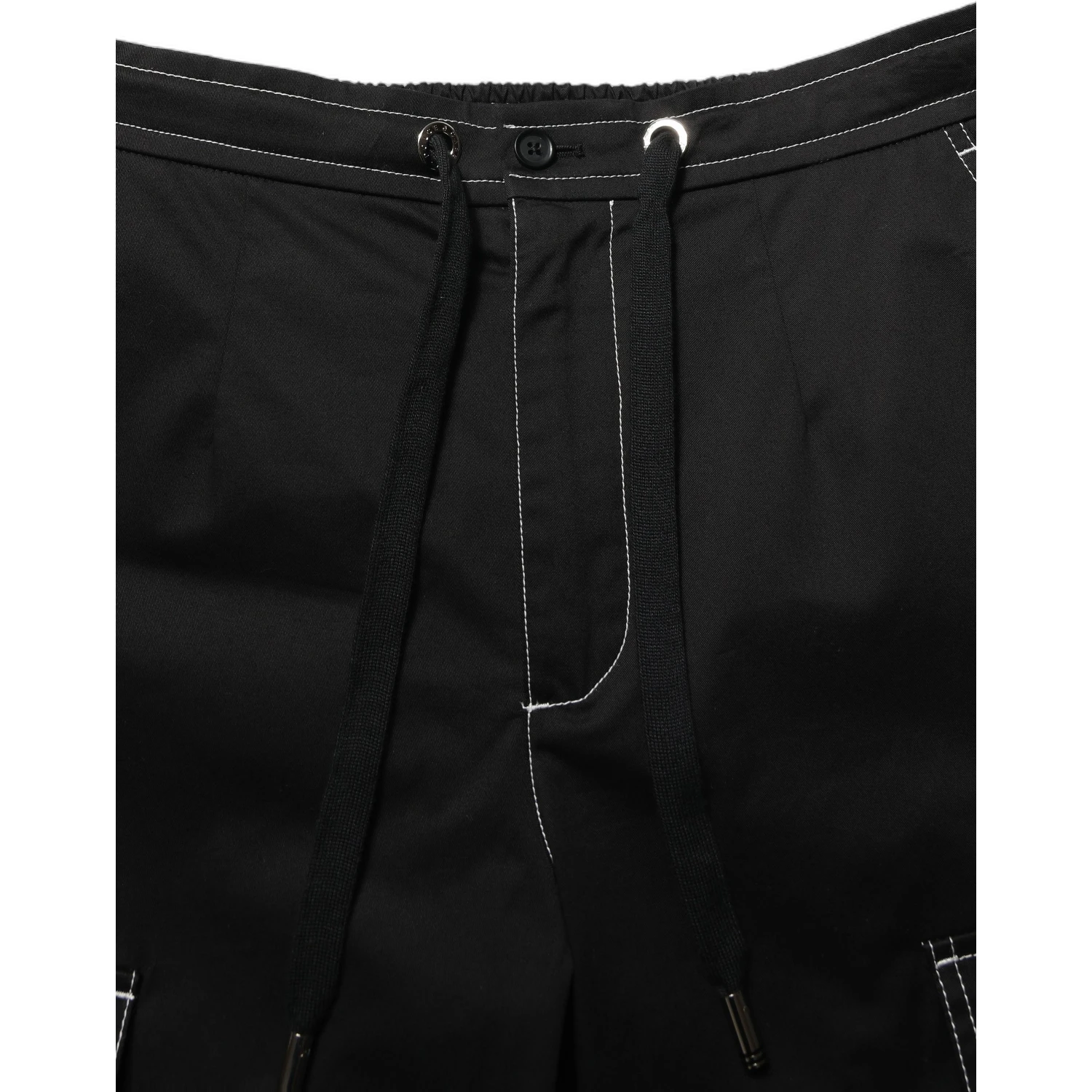 Black Vibe Cargo High Waist Straight Pants