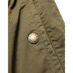 Olive Green High Waist Cargo Trouser Pants