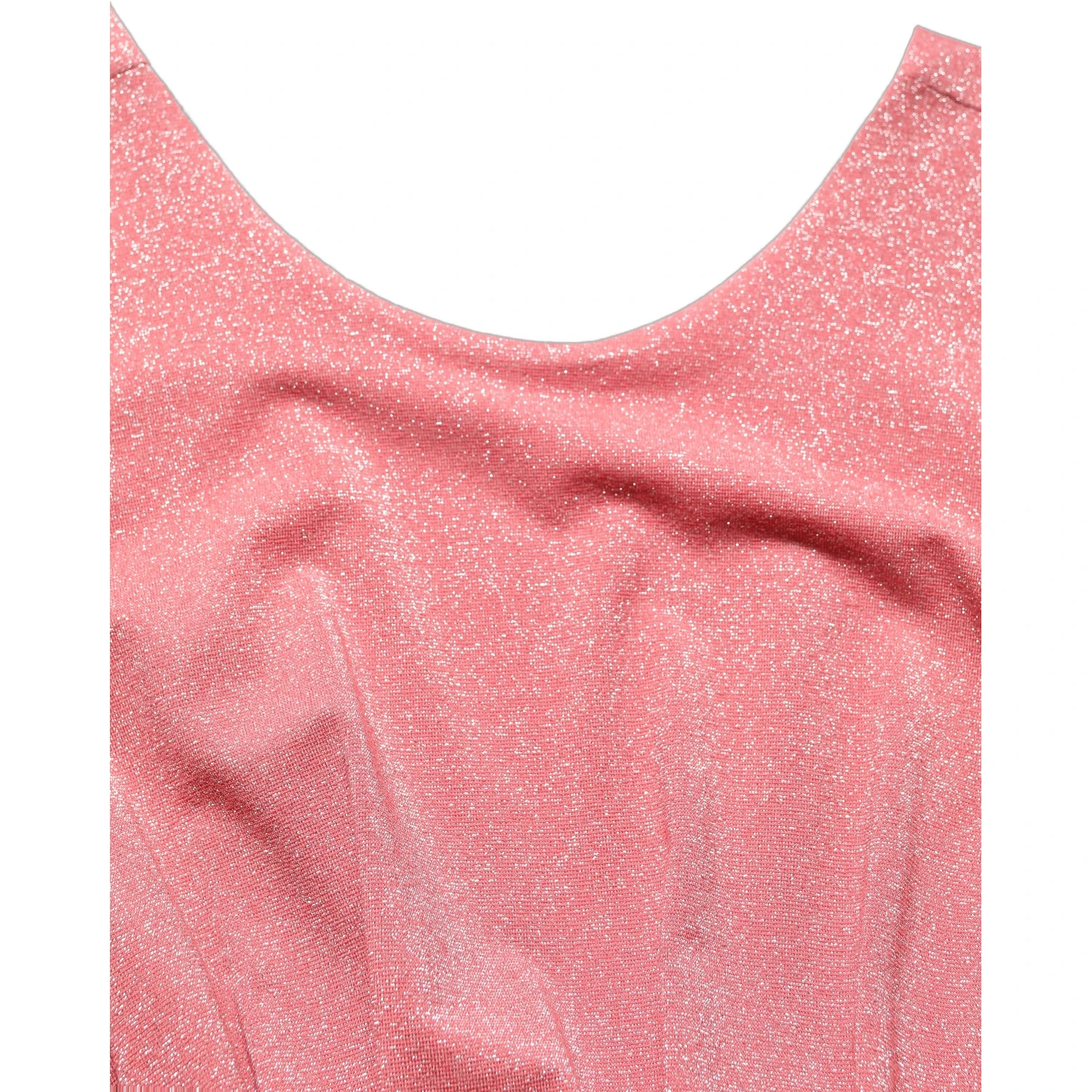 Coral Pink Pleated Sleeveless Max Dress
