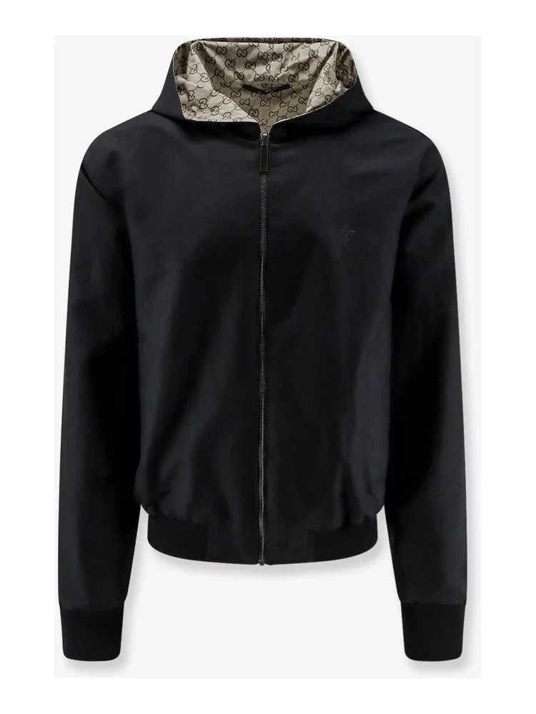 GG nylon jacket reversible