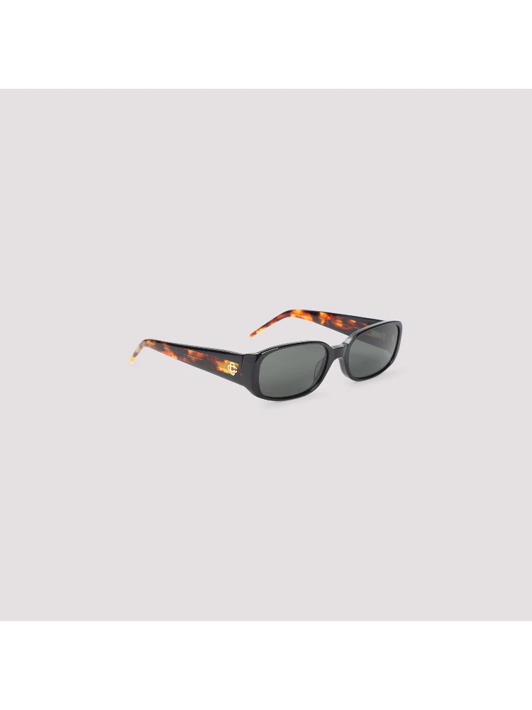 Casablanca Oval Stripe Acetate Sunglasses
