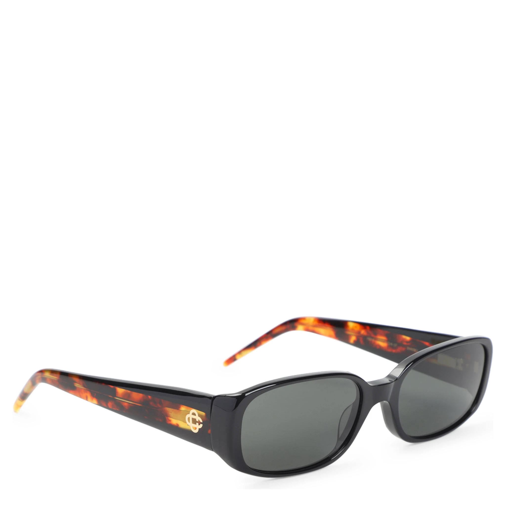 Casablanca Oval Stripe Acetate Sunglasses