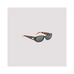 Casablanca Oval Stripe Acetate Sunglasses