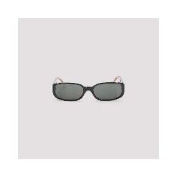 Casablanca Oval Stripe Acetate Sunglasses