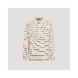 Prada Striped Piqué Polo