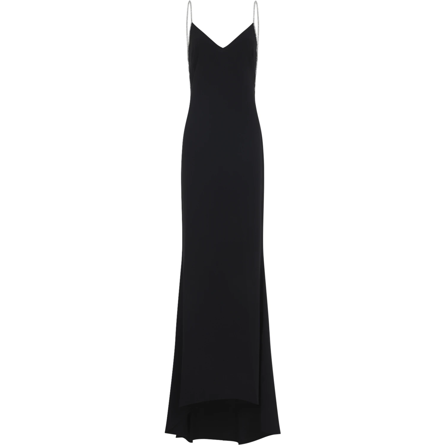 Tom Ford Crystal Chain Embroidery Satin Dress