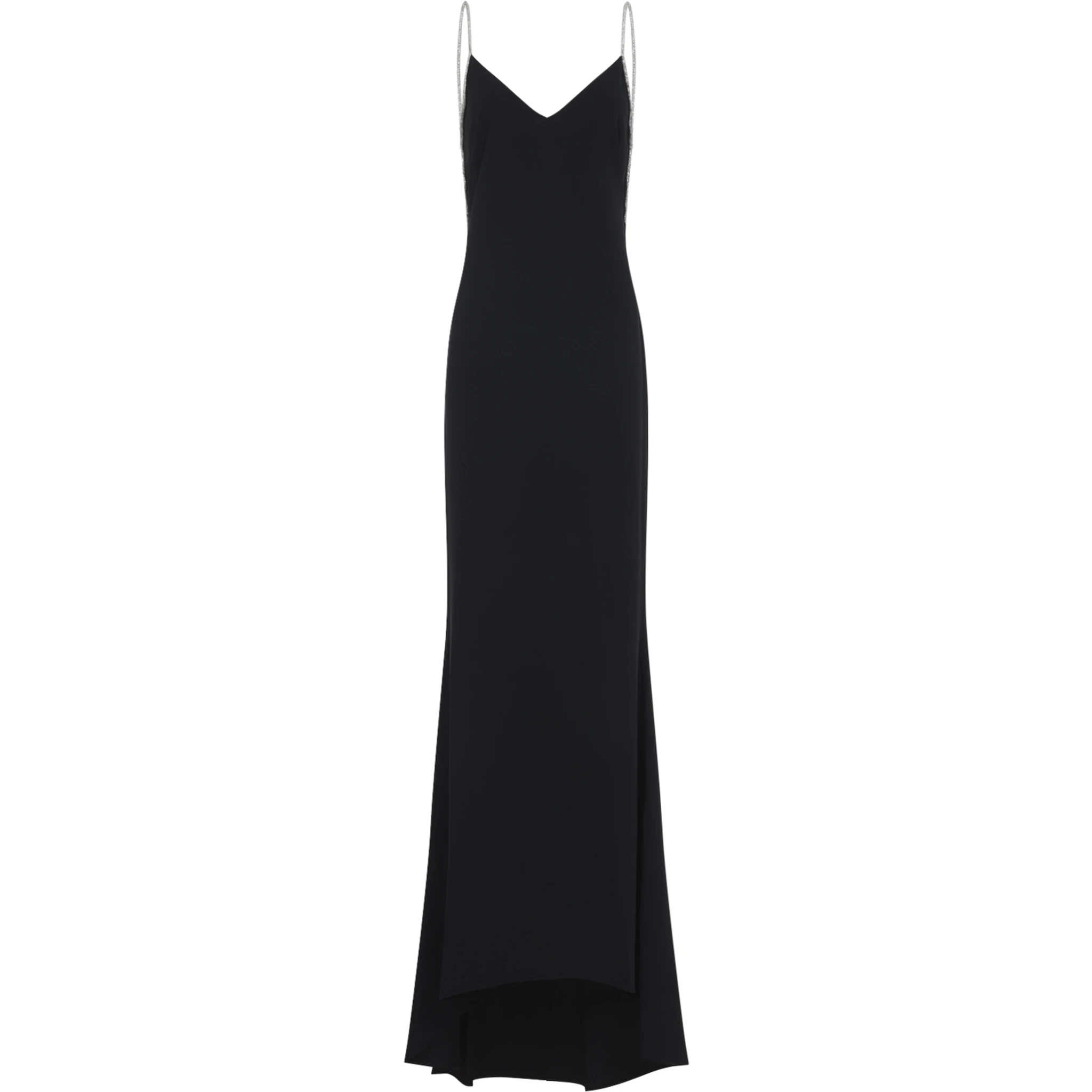 Tom Ford Crystal Chain Embroidery Satin Dress