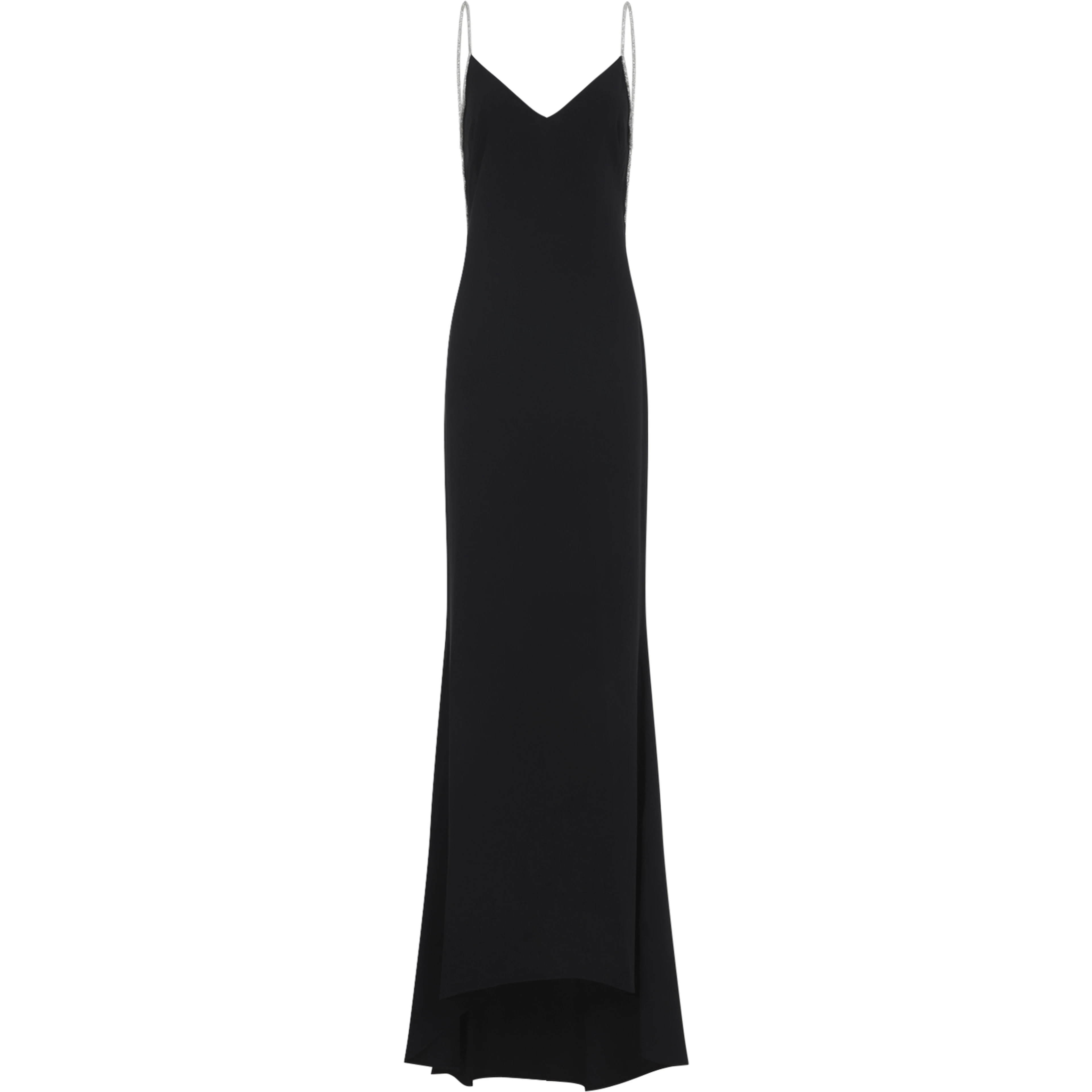 Tom Ford Crystal Chain Embroidery Satin Dress