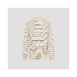 Prada Striped Piqué Polo