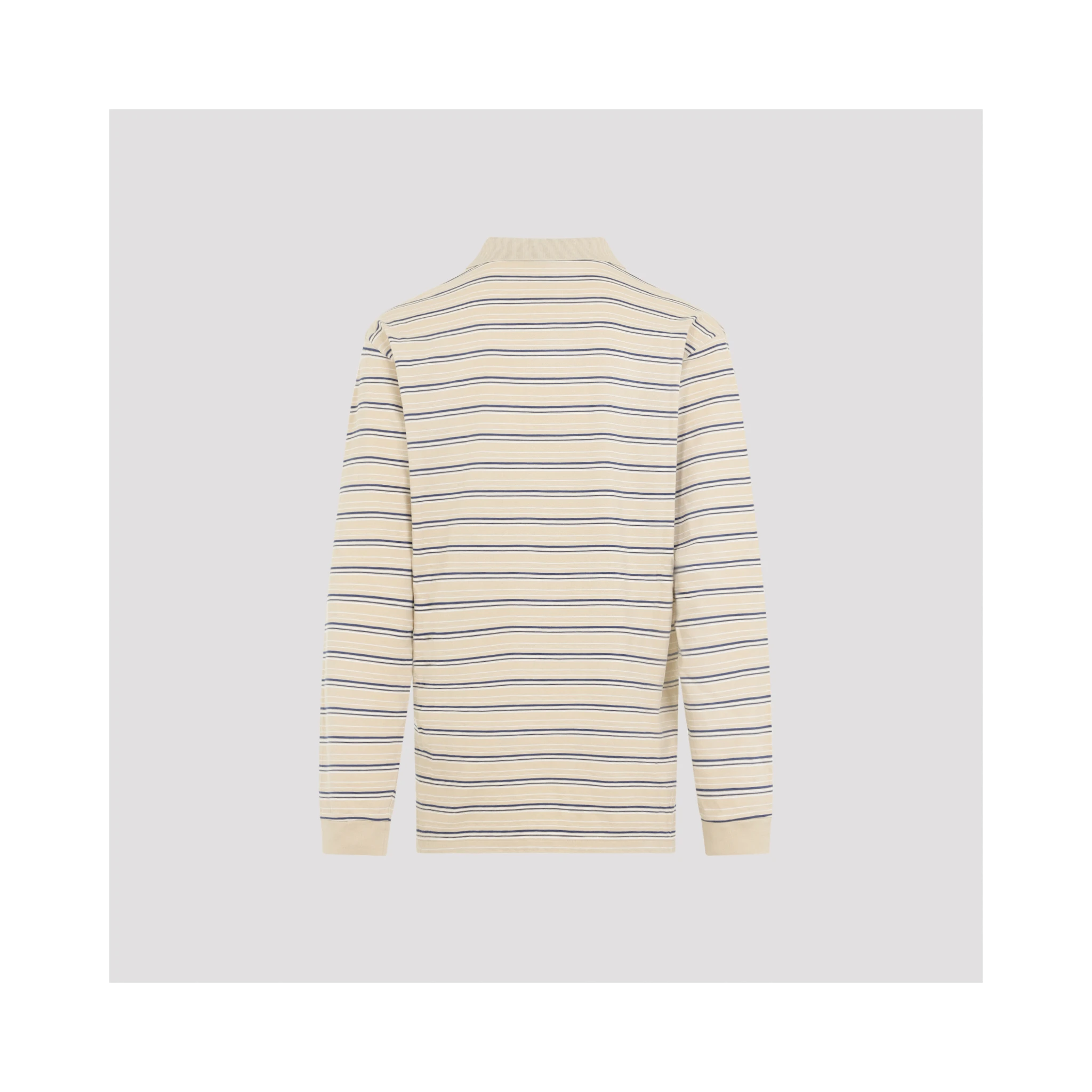 Prada Striped Piqué Polo