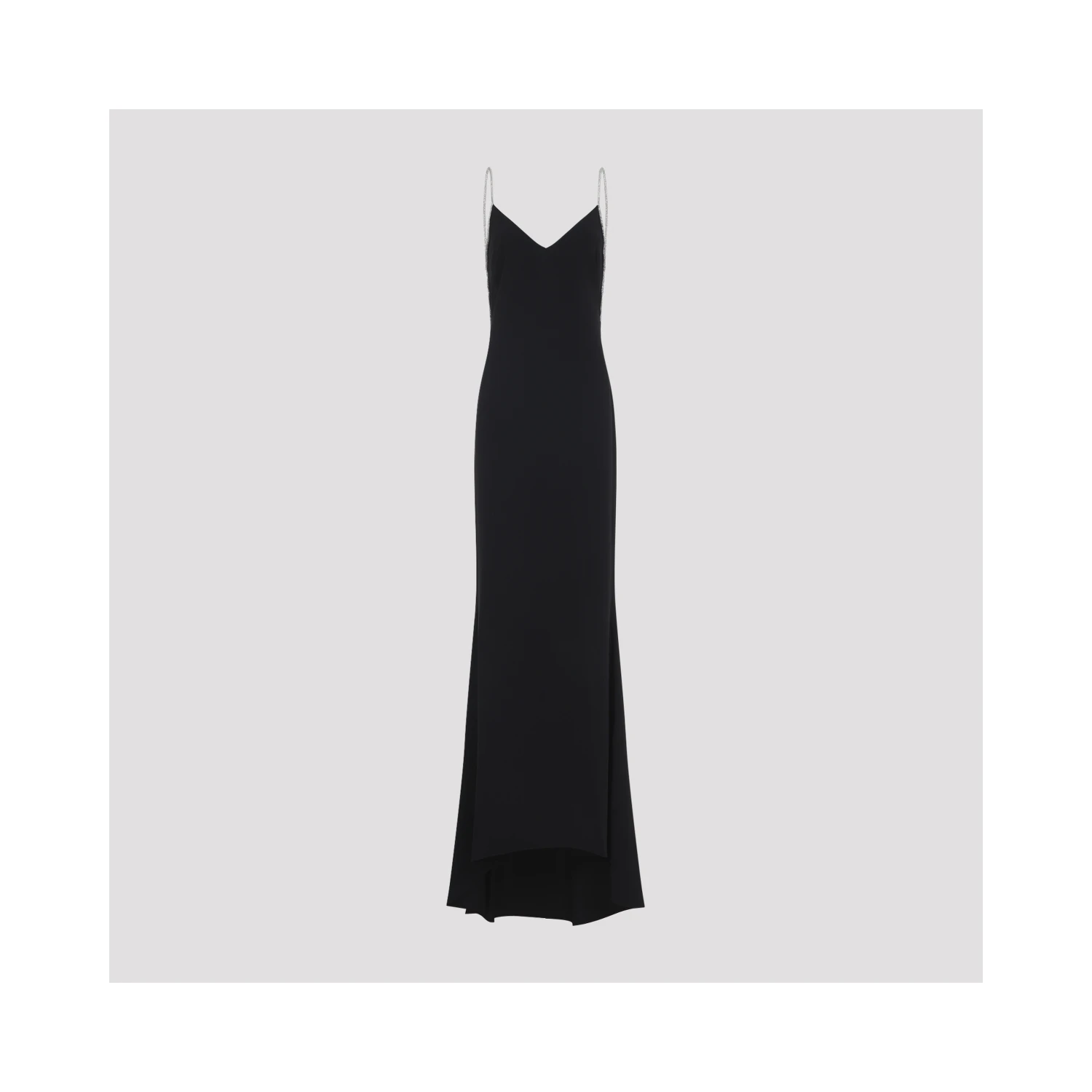 Tom Ford Crystal Chain Embroidery Satin Dress