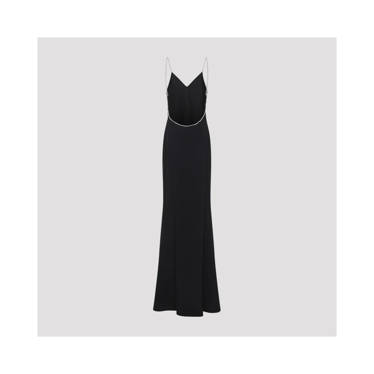 Tom Ford Crystal Chain Embroidery Satin Dress