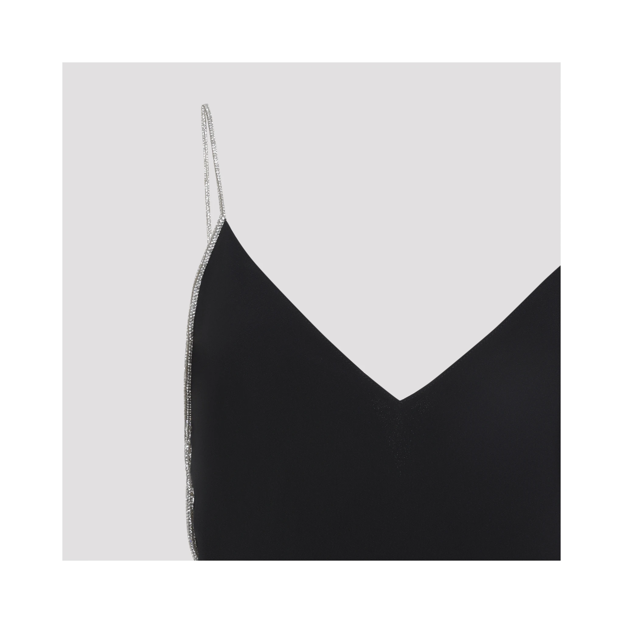 Tom Ford Crystal Chain Embroidery Satin Dress