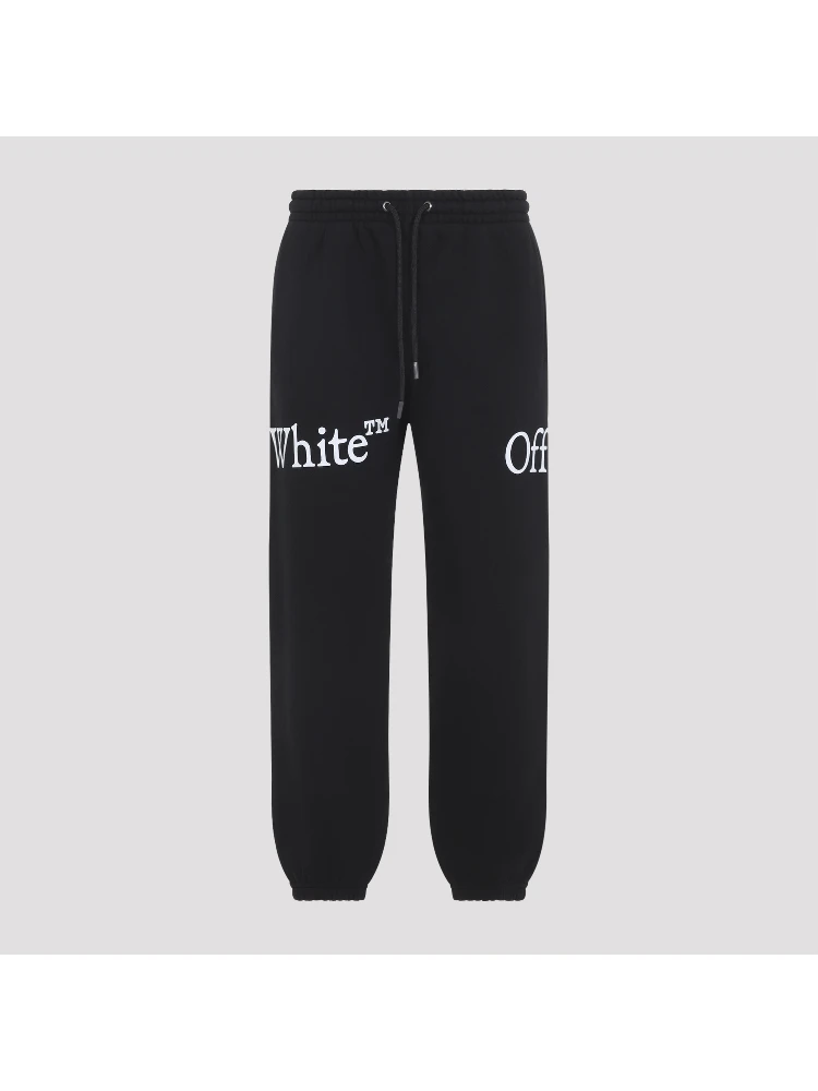 Off-White Bookish Scarf Cuffed Sweatpants