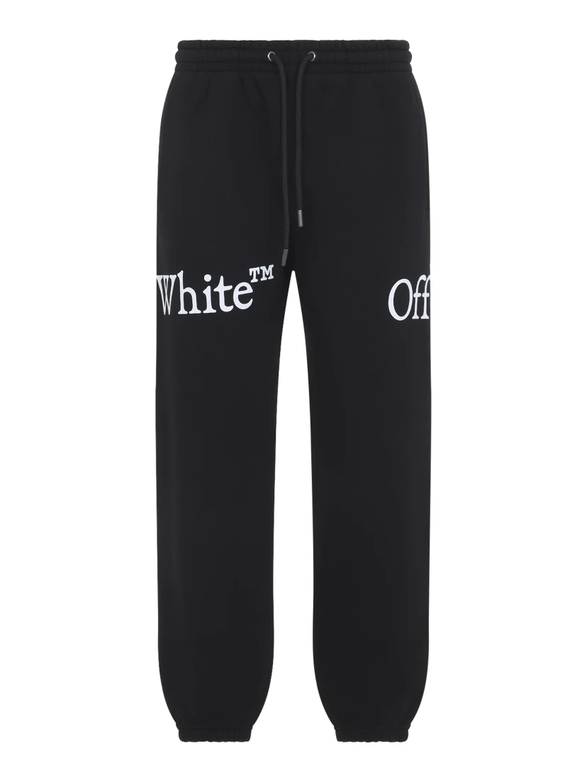 Off-White Bookish Scarf Cuffed Sweatpants