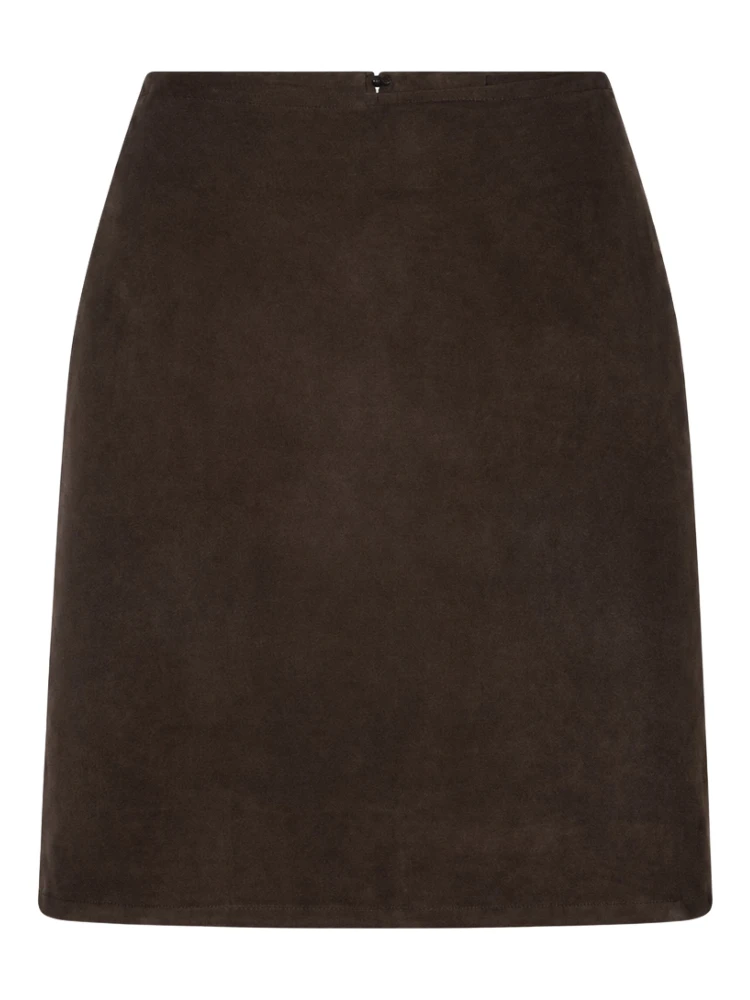 SUEDE MINI SKIRT