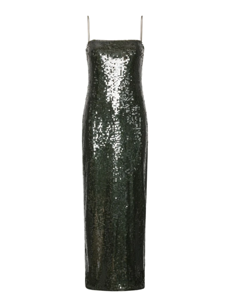 SEQUINS MAXI SLIP DRESS
