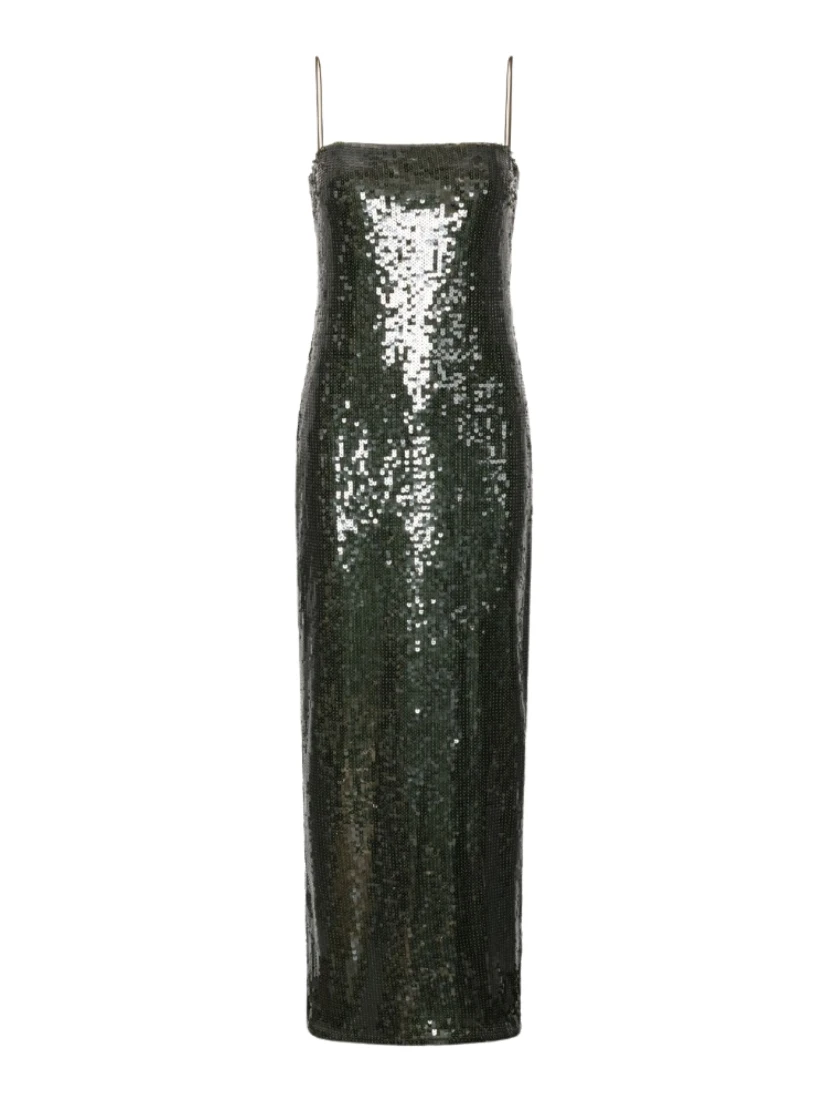 SEQUINS MAXI SLIP DRESS