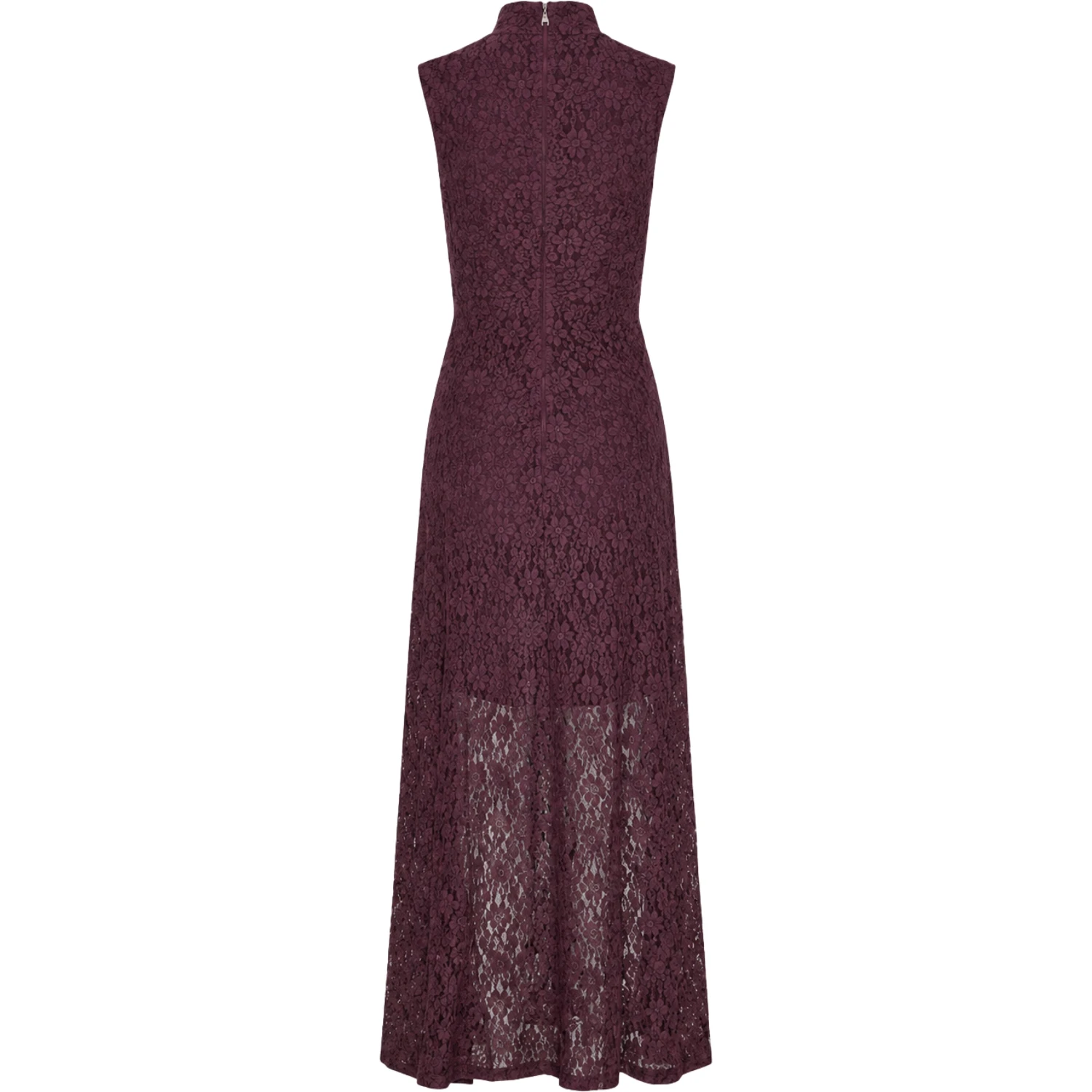 LACE MAXI FLARED DRESS