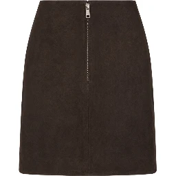SUEDE MINI SKIRT
