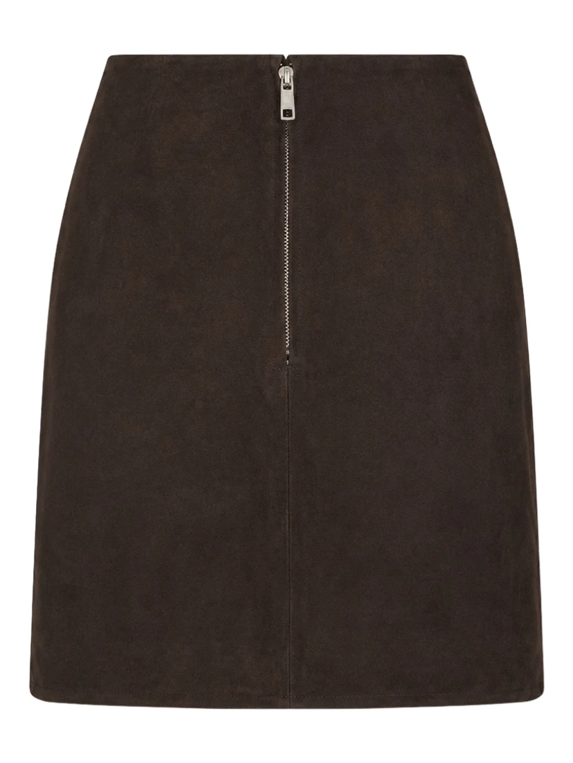 SUEDE MINI SKIRT