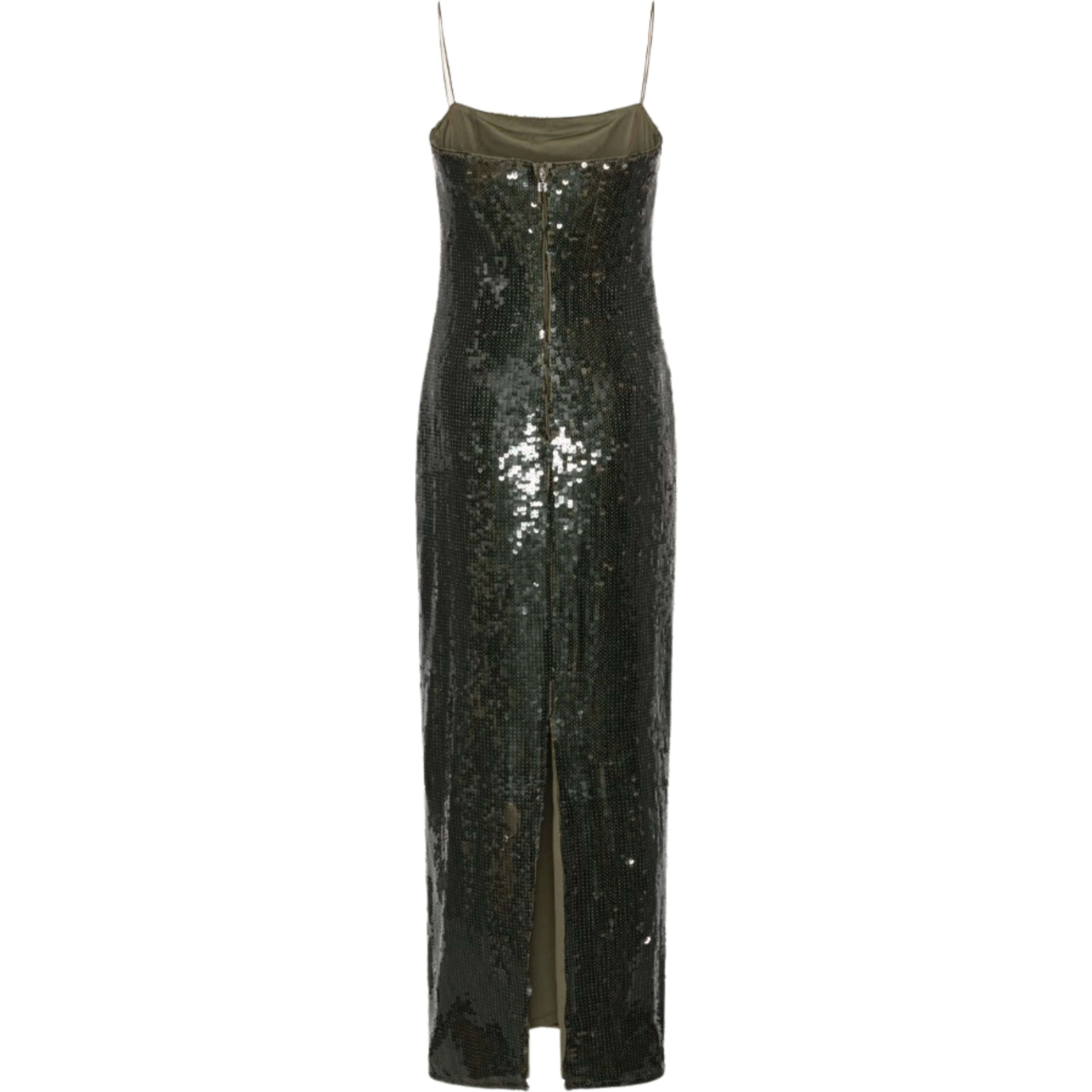 SEQUINS MAXI SLIP DRESS