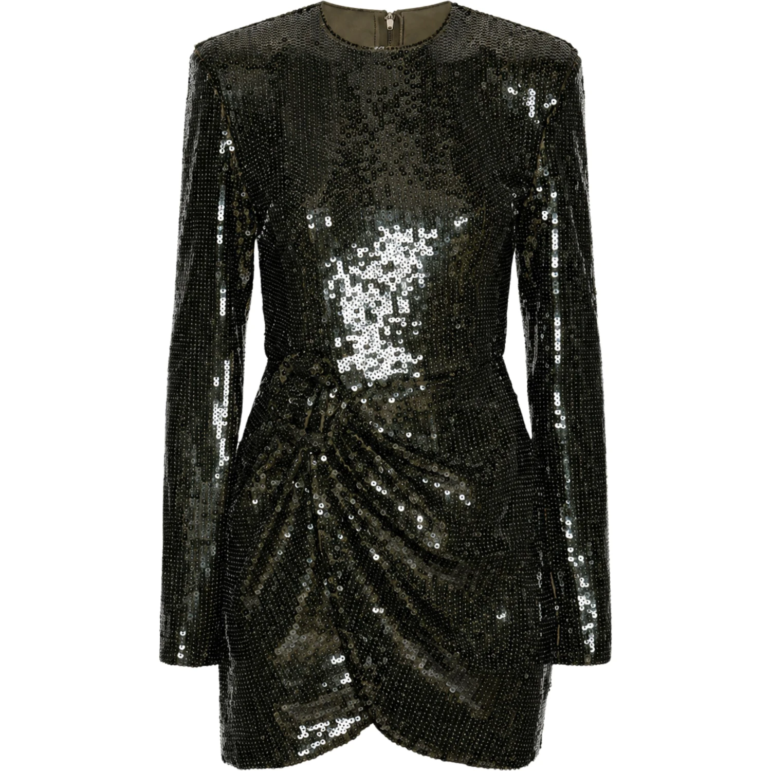 SEQUINS LS MINI DRESS