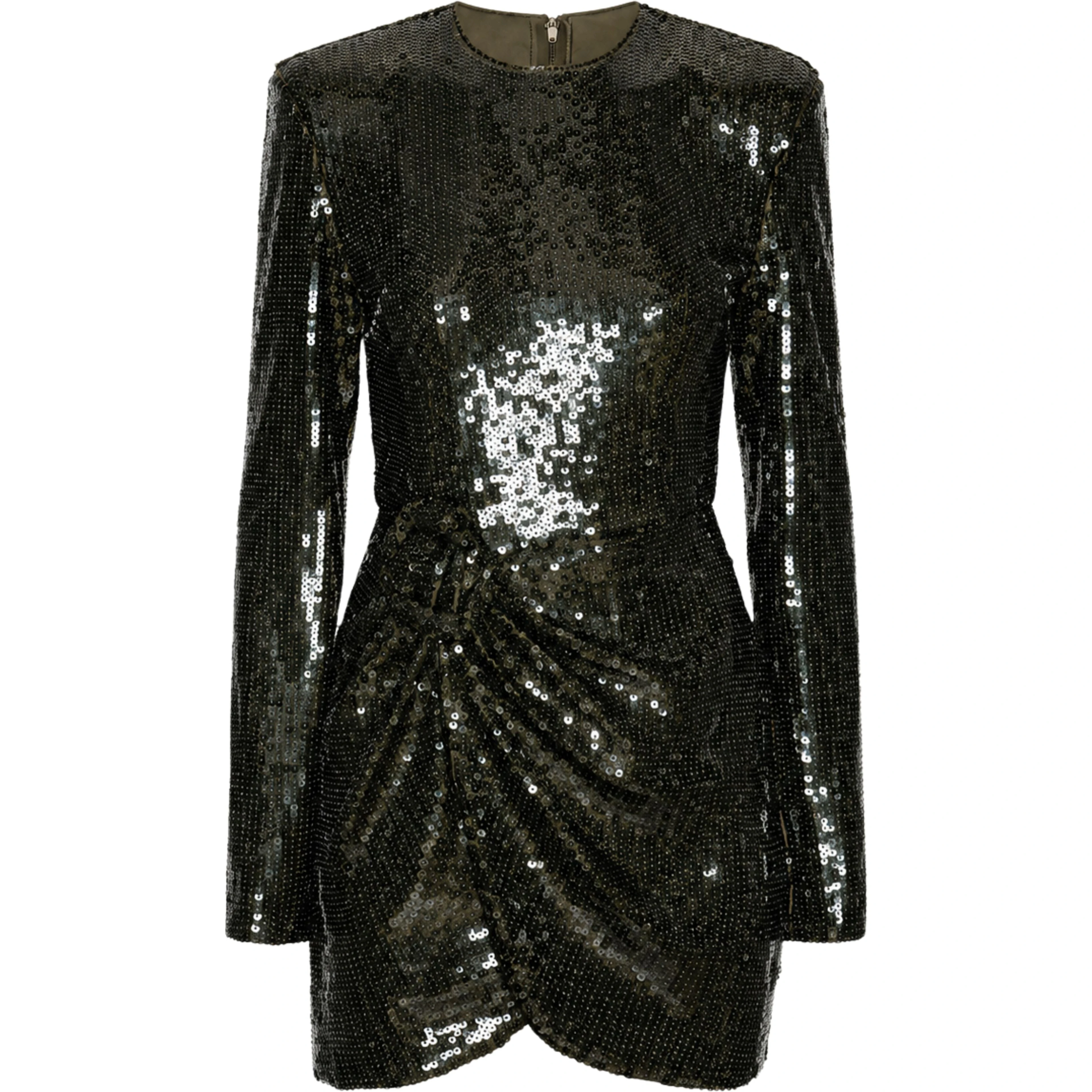 SEQUINS LS MINI DRESS