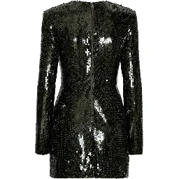 SEQUINS LS MINI DRESS