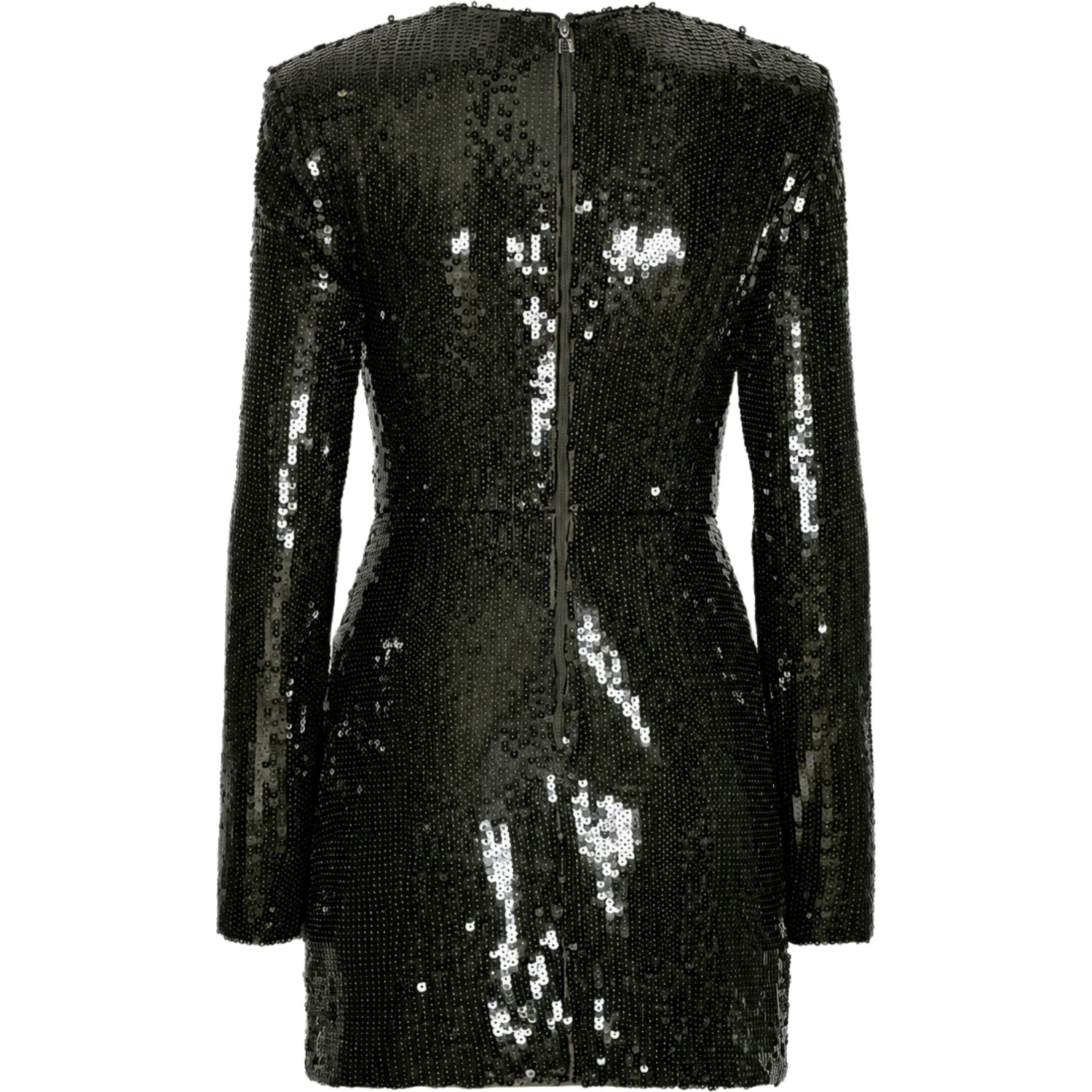 SEQUINS LS MINI DRESS