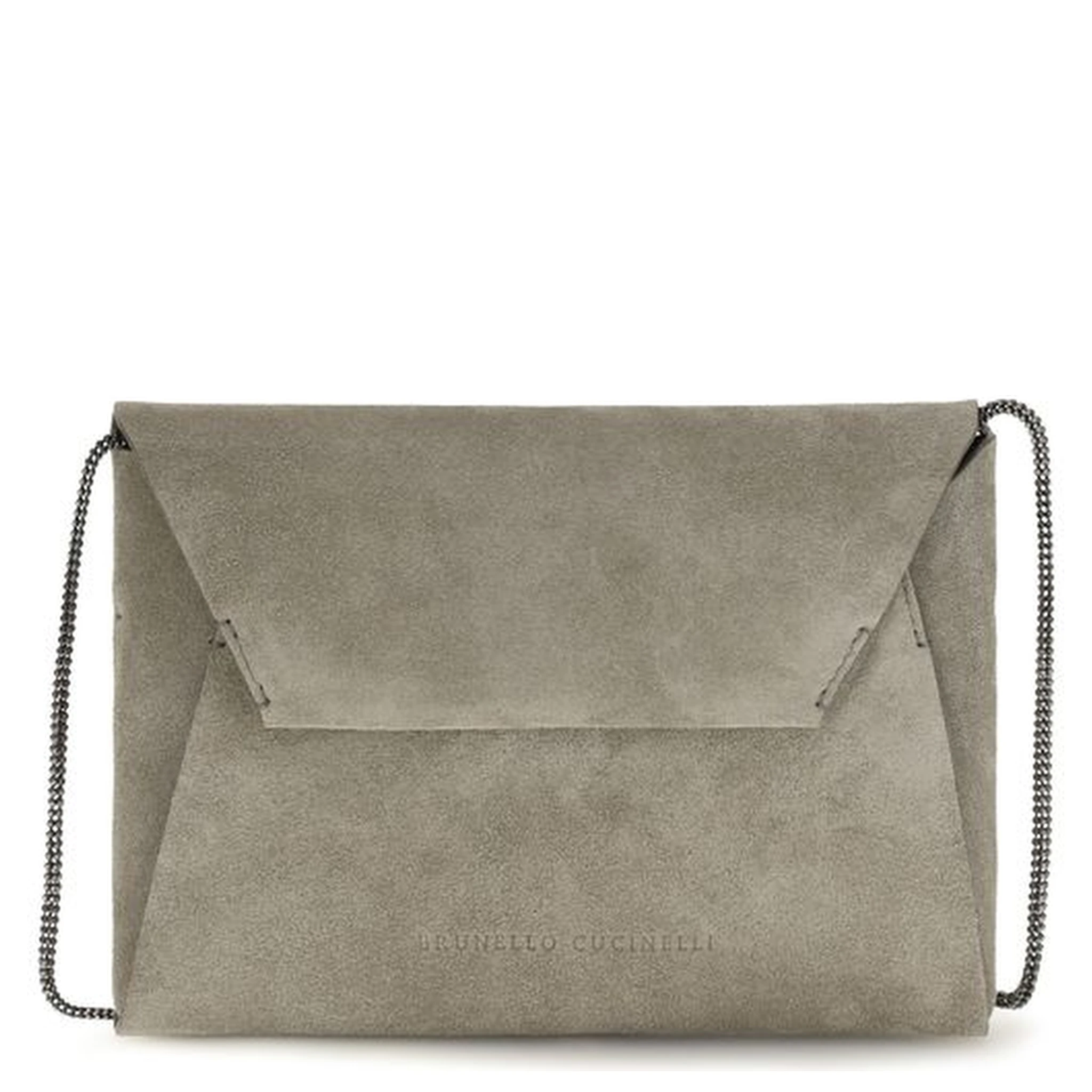 Gray Calf Leather Bos Taurus Shoulder Bag