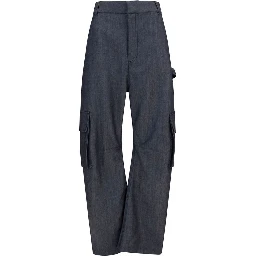 Blue Wool Oves Aries Cargo Pants